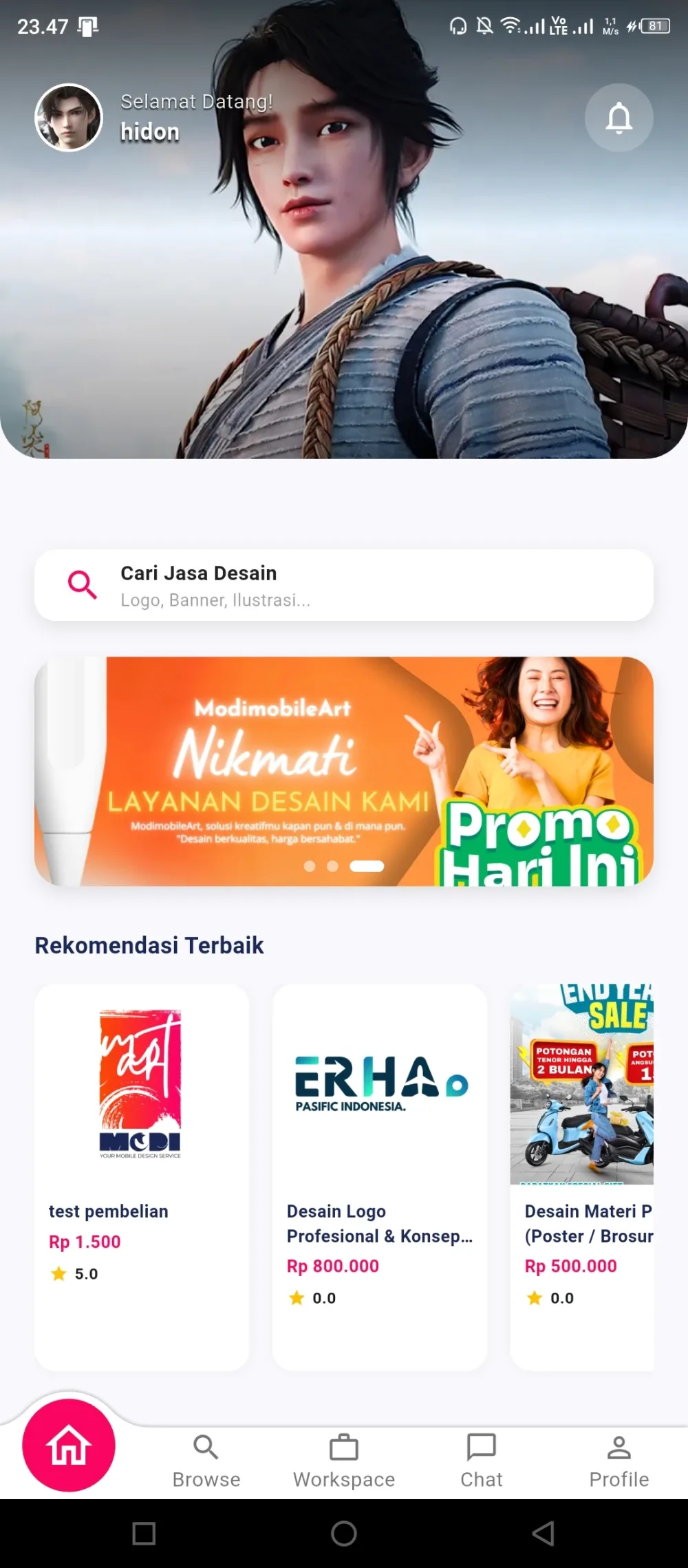 Visual 1 — Modimobile Art