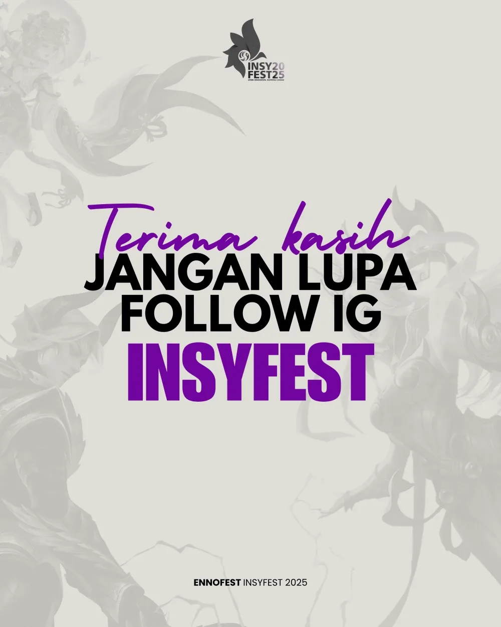 Visual 1 — Social Media Design INSYFEST