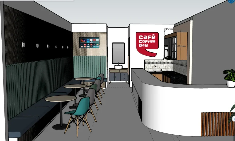 3D Model Cafe · 3D Visualization