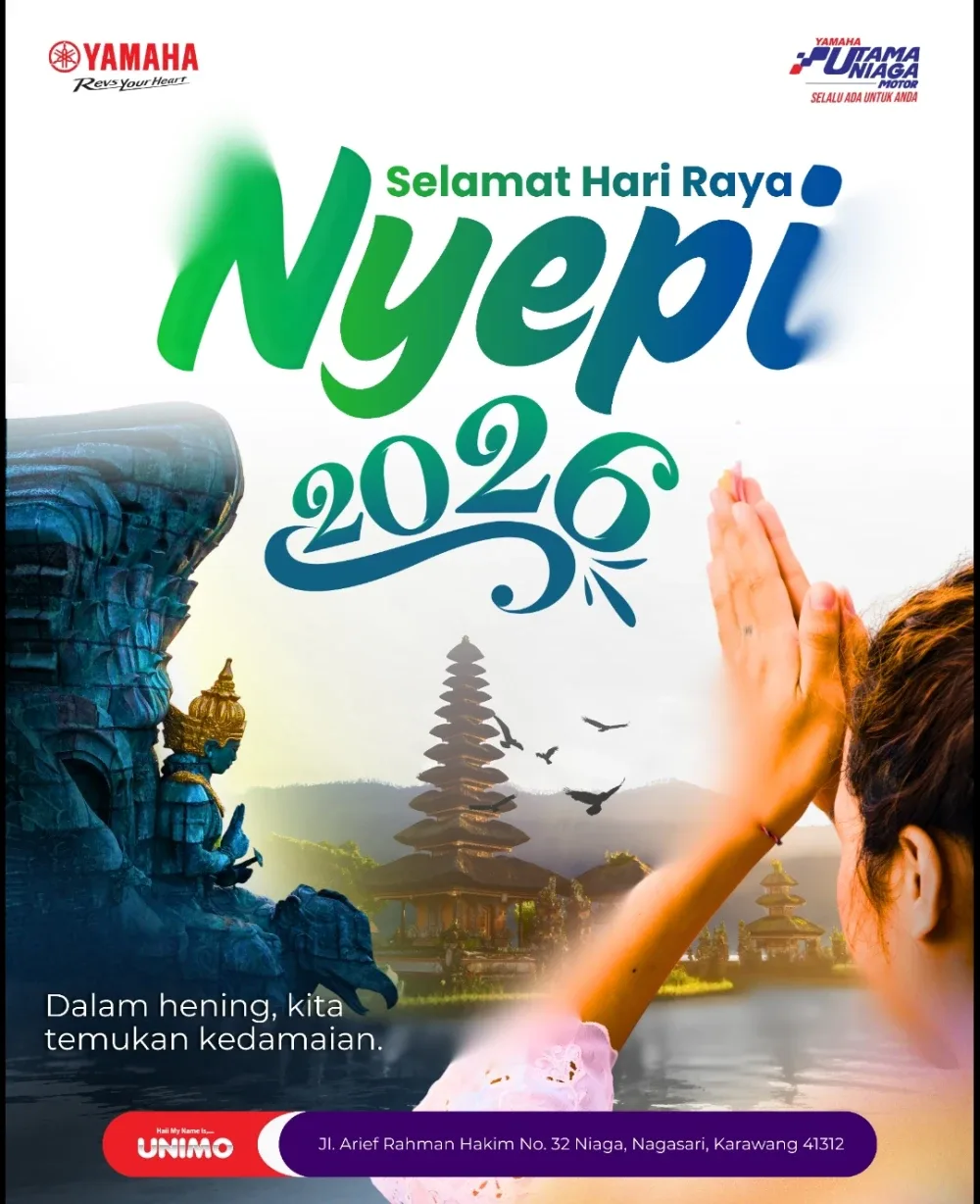 Poster Hari Raya Nyepi Yamaha