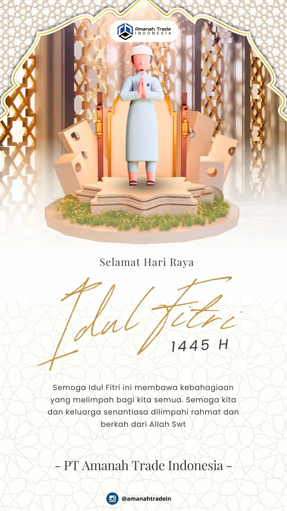 Visual 3 — Social Media Design AMANAH TRADE